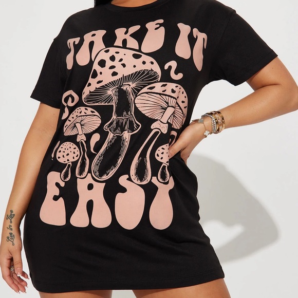 iHeartRaves Dresses & Skirts - Take it easy t-shirt dress